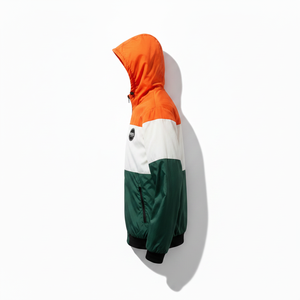 Wholesale Mens Custom Lightweight <b>Waterproof</b> Color Block Hooded Windbreaker <b>Jacket</b> Streetwear Windproof Outdoor Sportswear Coat - Product Image 2