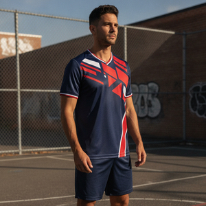 Tenue de football personnalisée sublimée, maillot de football antibactérien pour équipe, vente en gros, tenue de football sublimée élastique à séchage rapide - Product Image 5