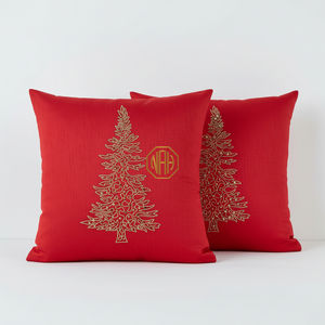 Funda de Cojín Cuadrada de Poliéster Hecha a Mano con Bordado de Cuentas y Patrón Impreso, Funda Decorativa para Sofá - Product Image 2