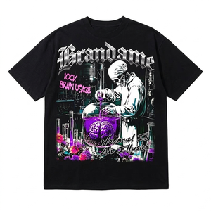 เสื้อยืดพิมพ์ลายกราฟิกแบบ DTG ผ้าฝ้าย 100% คุณภาพพรีเมียม สไตล์วินเทจสุดเทรนดี้ แขนสั้น สำหรับทุกเพศ - Product Image 1