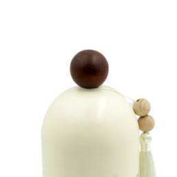 Brûleur d'encens moderne en calligraphie arabe, brûleur de Bakhoor en métal avec dôme, base en bois, Oud Mabkhara, centre de table - Product Image 6
