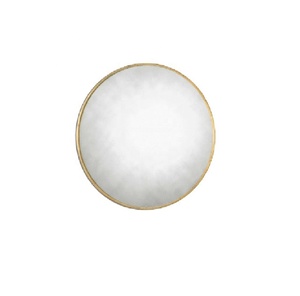 กระจกกลมตกแต่งผนังโลหะแบบพรีเมี่ยมขอบสีทองดีไซน์เนอร์ - Product Image 1