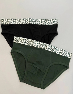 Calzoncillos bóxer suaves de cintura media para hombre, de algodón/spandex, de alta elasticidad, ecológicos, precio de fábrica, marca personalizada ODM - Product Image 3