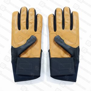 New Arrival Soft and Lightweight Heavy Duty Professional Hand Safety Leather Baseball Batting Gloves for Men and Women - Product Image 3