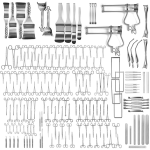 Juego de Instrumentos Quirúrgicos Manuales para Laparotomía, 197 Piezas, Kit Quirúrgico de Acero Inoxidable para Uso Médico Hospitalario - Product Image 5