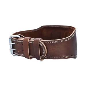 เข็มขัดยกน้ำหนักหนังแท้ปรับระดับได้ พร้อมหัวเข็มขัดเหล็ก ขนาด 10 ซม. รุ่นขายดีที่สุด ช่วยพยุงหลังอย่างสบาย - Product Image 4