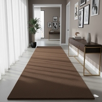 Contemporary Hand Tufted Wool Rug pure brown Design Modern Geometric Style Washable for Home Bedroom Outdoor Hotel & Picnic