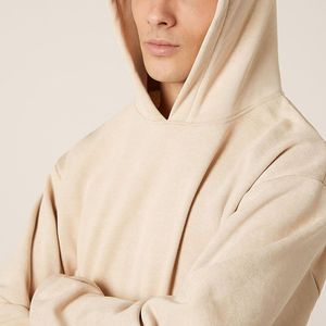 Sudadera con Capucha Extra Grande para Hombre, Tejida en Algodón/Poliéster, Otoñal, con Logotipo Frontal, Ecológica, Transpirable, Antiarrugas, con Diseño Personalizado - Product Image 3