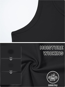 OEM Gym <b>Singlets</b> Mens Tank Tops GYM Tank Top Sports Clothes Stringer Bodybuilding Fitness Men Fashion Custom Cotton Stringers - Product Image 5