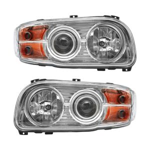 Paires de phares halogènes/xénon pour Peterbilt 388 389 2008-2018, côté gauche/conducteur et côté droit/passager - Product Image 1