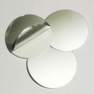 Insertos de sellado por inducción de aluminio personalizados de media oreja para tapas de botellas de PET, PE, PP - Product Image 5