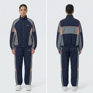 Women's Slim Fit Windbreaker Tracksuit - Windbreaker Jacket & <b>Pants</b> Set for Training, Factory Direct - Product Image 3