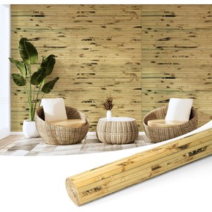 Handcrafted Bamboo Wood Hexagonal Planter - Wholesale Natural Finish Stacked Design - Product Image 2