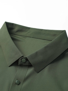 Nueva Llegada, Camiseta Polo de Manga Larga, Color Sólido, Estilo Deportivo Informal, 2026 - Product Image 4