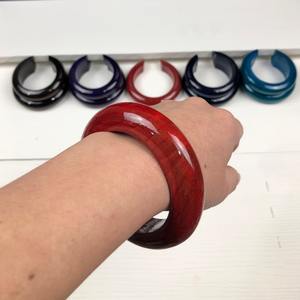 Wooden <b>Bangle</b> Bracelets for Fashion Lovers Elegant Handcrafted Jewelry by Tradebyd - Product Image 1