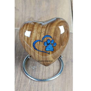 Wholesale Custom Shape Engraved Wooden Cremation <b>Urns</b> for Human Ashes Wood <b>Urns</b> for Pets <b>Dogs</b> and Cats With Best Quality - Product Image 5