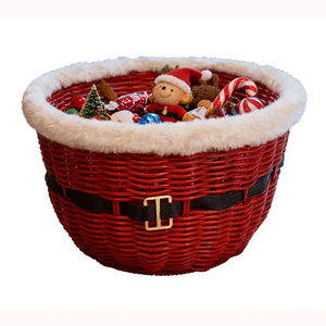 Canasta Festiva con Temática de Santa Claus - Product Image 1