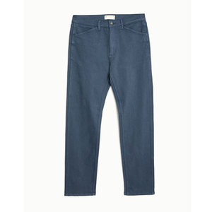 Mens Pure Cotton Breathable Eco-Friendly Canvas Lightweight Rigid <b>Jeans</b> for <b>Indigo</b> Selvedge 90s Straight Leg Loose Fit Workwear - Product Image 1