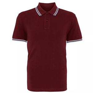 Camiseta Polo de Manga Corta Estilo Béisbol de Alta Calidad al por Mayor para Hombre, Camiseta Polo de Algodón con Cuello y Puños en Contraste - Product Image 3