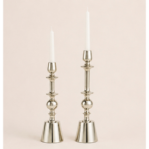 Exclusive Polished Aluminum Candle <b>Holder</b> Set for Modern Home Decor Metal <b>Candlestick</b> for Wedding And Hotel Tabletop Decoration - Product Image 5