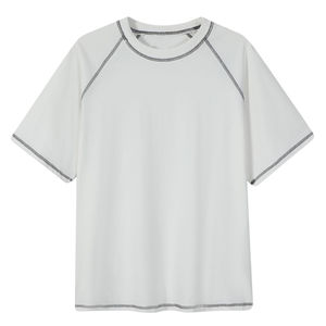 เสื้อยืดผู้ชายไซส์ใหญ่ ผ้าฝ้าย 100% พิมพ์ลาย 300gsm ทรงหลวม ไหล่ตก เสื้อยืดผู้ชายแบบเรียบ - Product Image 2