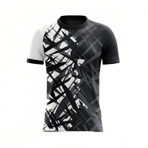 Wholesale custom soccer jersey Men's Gym <b>T</b>-<b>Shirts</b> Quick Dry Breathable Fitness soccer jersey Short Sleeve Running Sports - Product Image 2