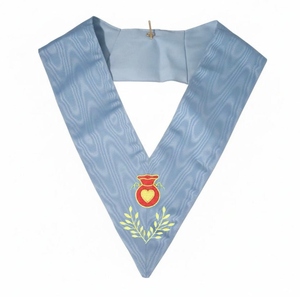 Almoner <b>Collar</b> MASONIC REGALIA OFFICER'S MACHINE FRENCH RITE FREEMASON <b>COLLAR</b> with BEADS FASHION - Product Image 5