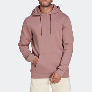 Sweat-shirt à capuche en coton personnalisé pour homme, streetwear, mauve, rose poussiéreux, pull décontracté surdimensionné, fabricant OEM - Product Image 1