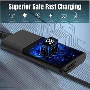 65W USB C máy tính xách tay Sạc Loại C <span class=keywords><strong>Power</strong></span> <span class=keywords><strong>Adapter</strong></span> sạc nhanh máy tính xách tay AC DC cung cấp cho HP Lenovo Asus Chromebook - Product Image 4