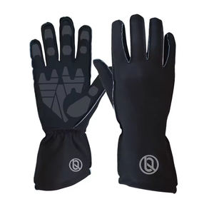 Guantes de cuero para mujer, elegantes, con diseño de medio dedo, guantes de cuero para conducir, sensación suave, diseño de muñeca ajustable, guantes para conducir - Product Image 2