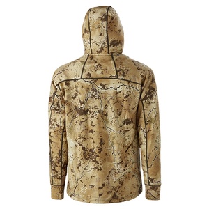 Oem Winter Hunting Jackets Outdoor Waterproof Camouflage Print Hiking Hooded Hunting Soft <b>Shell</b> Jacket for Men - Product Image 4