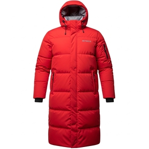MITEXCO Women's Long Quilted <b>Winter</b> Jacket Hooded Full Sleeve Zipper Closure Solid Color Polyester Shell <b>Thick</b> Warm <b>Coat</b> - Product Image 1