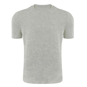 T-shirt personnalisé pour homme, coupe oversize, en polyester, manches courtes, logo imprimé sur le devant, anti-rétrécissement, tissu 220g – Grandes tailles, coupe ample - Product Image 5