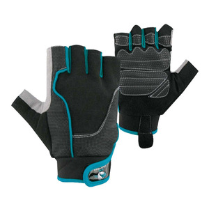 Breathable Leather Gym Gloves with Padded Palm Grip Durable Workout Gloves for Cross Training and Weightlifting - Product Image 3