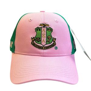 Pink Green Color Block Baseball <b>Cap</b> Women Embroidered Fashion <b>Hat</b> Adjustable Casual Outdoor Headwear Stylish Daily Wear - Product Image 3