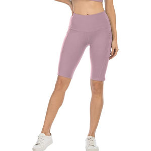 Shorts Deportivos de Compresión para Mujer con Logotipo Personalizado – Shorts de Cintura Alta Resistentes a Sentadillas para Gimnasio, Correr, Ciclismo y Yoga - Product Image 4