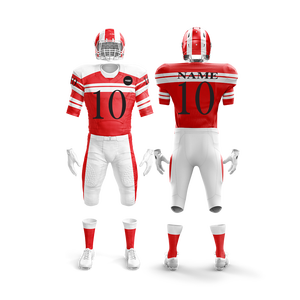 Custom American Football Uniform for Men | Team Football Kit with Jersey <b>Pants</b> | Breathable Polyester Sportswear - Product Image 6