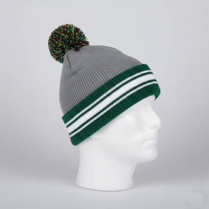 Gorro de lana acrílica unisex personalizado OEM, gorro de invierno tejido cálido, oferta de otoño-invierno, venta al por mayor, precio económico, jacquard OEM - Product Image 3