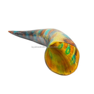 Cuerno decorativo para beber, único y elegante, inspirado en los vikingos, de ágata de la India. - Product Image 1