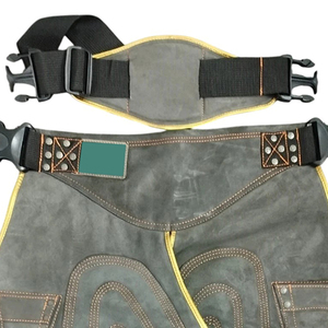 Pantalones de Herrador Profesionales, Duraderos y de Primera Calidad, de Cuero Genuino, para el Cuidado del Caballo y la Herradura - Product Image 4