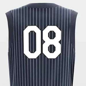 Uniforme de Baloncesto con Pantalones Cortos, Ropa de Equipo, Jersey de Malla Transpirable, Pantalones Cortos con Cintura Elástica, Tallas Grandes, Impresión Personalizada, 100% Poliéster - Product Image 5