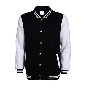 Men's <b>Long</b> Sleeve Varsity <b>Jacket</b> Canvas <b>Waterproof</b> Windproof Wholesale Custom Unique Designs Casual Streetwear Letterman <b>Jackets</b> - Product Image 4