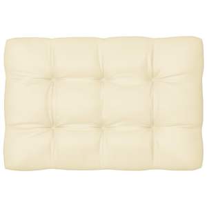 Ensemble de 7 coussins et oreillers de canapé d'extérieur en polyester 100% crème - Product Image 4