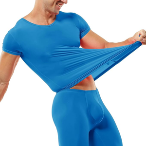Casual Wear <b>Man</b> Undershirt Top Trend Anti Wrinkle Breathable Premium Quality Cheap Price <b>Man</b> Undershirt with Custom Logo/Colors - Product Image 2