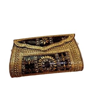 Pochette de soirée en cristal artificiel style Art Déco pour mariage et voyage - Product Image 1