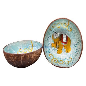 Juego de Arte de mano moderno al mejor precio, cuencos de Cáscara de medio Coco orgánicos ecológicos, fiestas antiguas personalizadas, venta al por mayor de Vietnam - Product Image 1