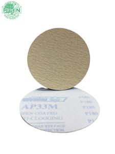 Wholesale 150mm Yellow Medium Hardness OEM Sanding Disc 1mm Thickness Model AP33M for Polishing Machines High Quality - Product Image 5