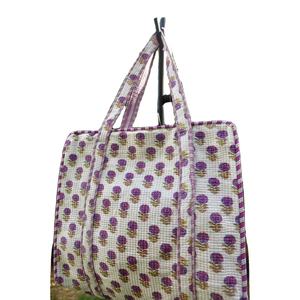 Sac fourre-tout floral Jaal bohème, sac à main tendance d'été, doublure en coton matelassé résistant à l'eau, idéal pour le shopping et les voyages - Product Image 4
