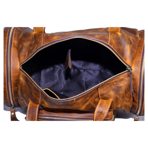 Elegante Bolsa de Viaje de Cuero Premium, Bolsa de Fin de Semana Espaciosa para Viajes de Negocios, Gimnasio y Uso Diario - Product Image 6