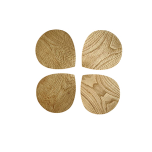 Posavasos de Madera con Diseño de Trébol de Cuatro Hojas, Hechos a Mano, Resistentes al Calor, Tallados, de Primera Calidad, para Té, Venta al Por Mayor, Aislantes para Mesa - Product Image 1